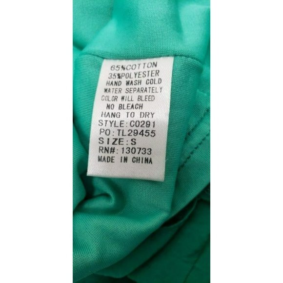 Umgee Green Tank top Womens Size Small New with tags - Picture 9 of 9